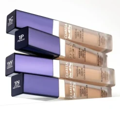Claresa Natural Skin Tinted Serum Concealer, korektor-serum z naturalnym wykończeniem, 1W Light Warm, 7 ml