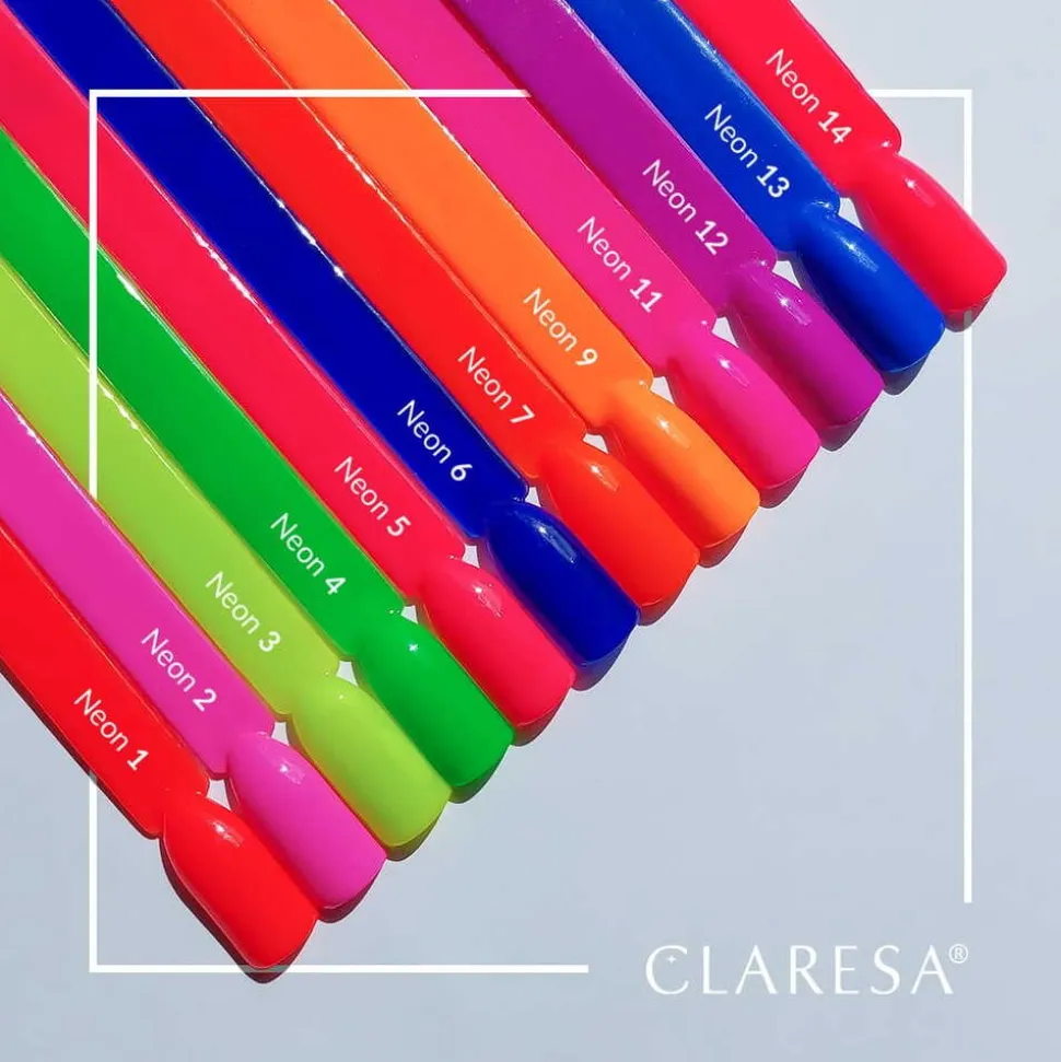 Claresa Neon Lights, lakier hybrydowy, 12 Neon, 5 g
