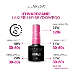 Claresa Neon Lights, lakier hybrydowy, 14 Neon, 5 g