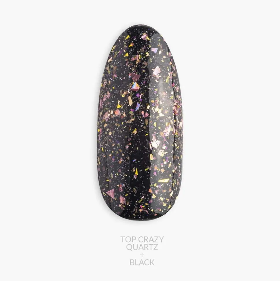 Claresa Top No Wipe Crazy Quartz, top hybrydowy, 5 g