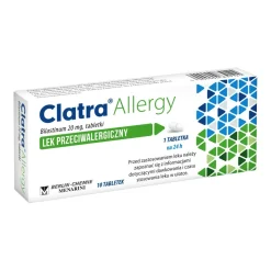 Clatra Allergy, 20 mg, tabletki, 10 szt.