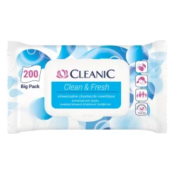 Cleanic Cleanic Fresh&Clean, chusteczki uniwersalne, 200 szt.