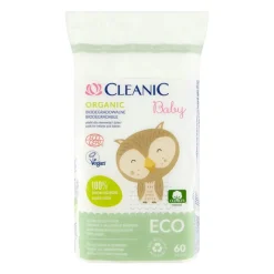 Cleanic Eco Baby, płatki dla niemowląt i dzieci, 60 szt.