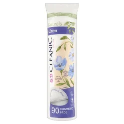 Cleanic Naturals Linen, płatki kosmetyczne, 90 szt.