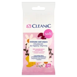 Cleanic Soft, chusteczki do higieny intymnej, 20 szt.