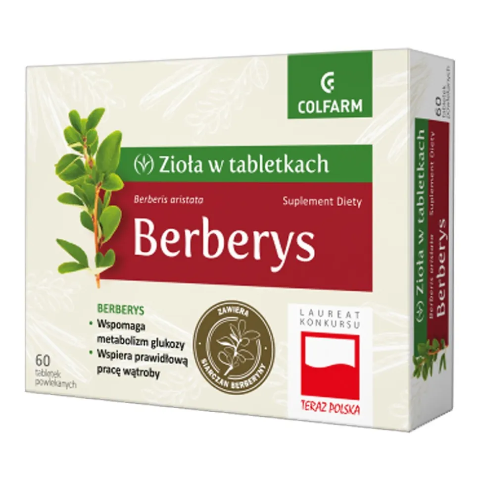 Colfarm Berberys, tabletki, 60 szt.