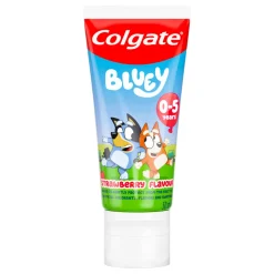 Colgate Kids Bluey, pasta do zębów dla dzieci, 0-5 lat, smak truskawkowy, 50 ml
