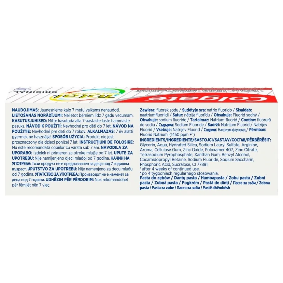 Colgate Total Original, pasta do zębów, 20 ml