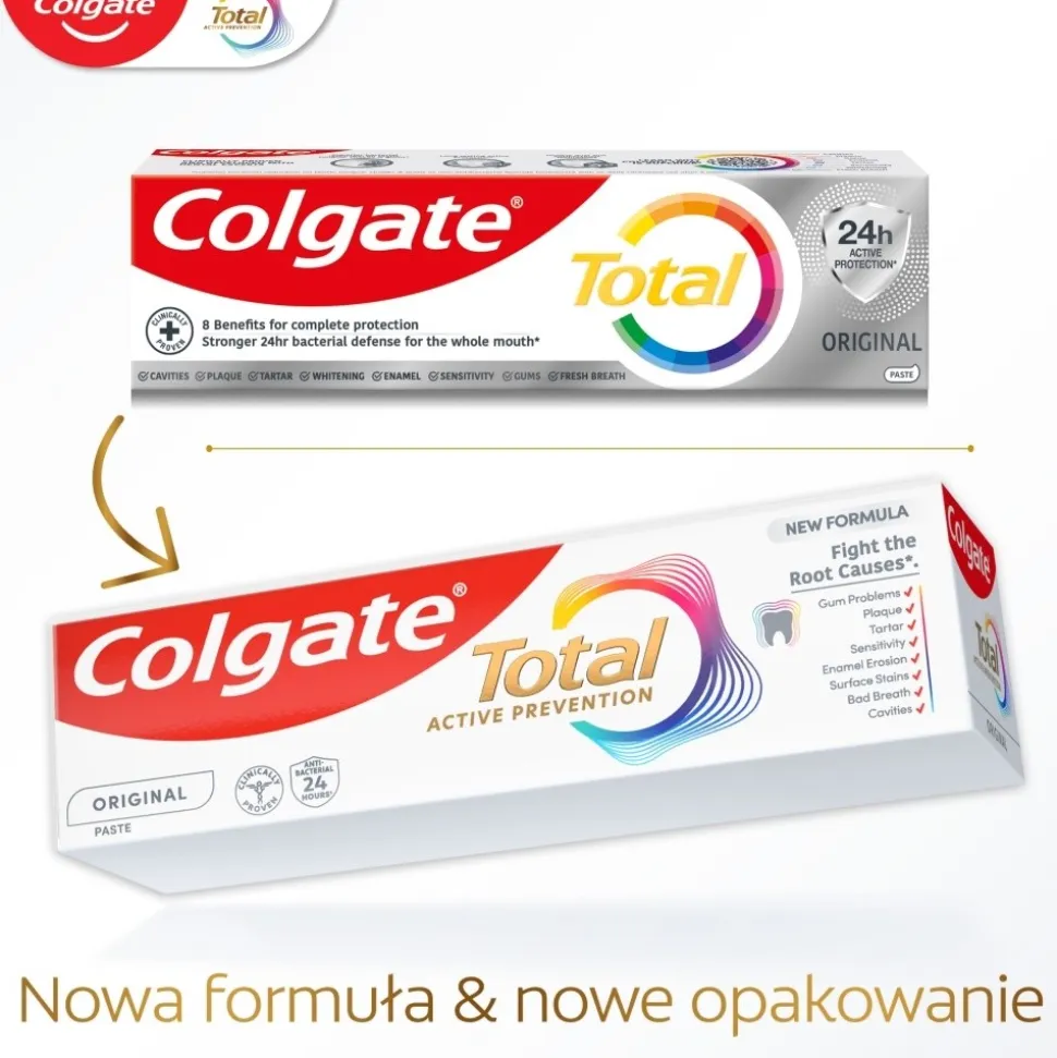 Colgate Total Original, pasta do zębów, 75 ml