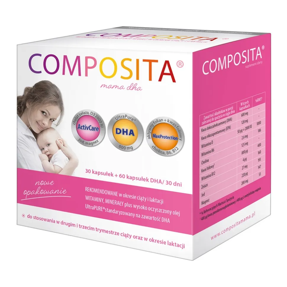 Composita Mama DHA, kapsułki, 90 szt.