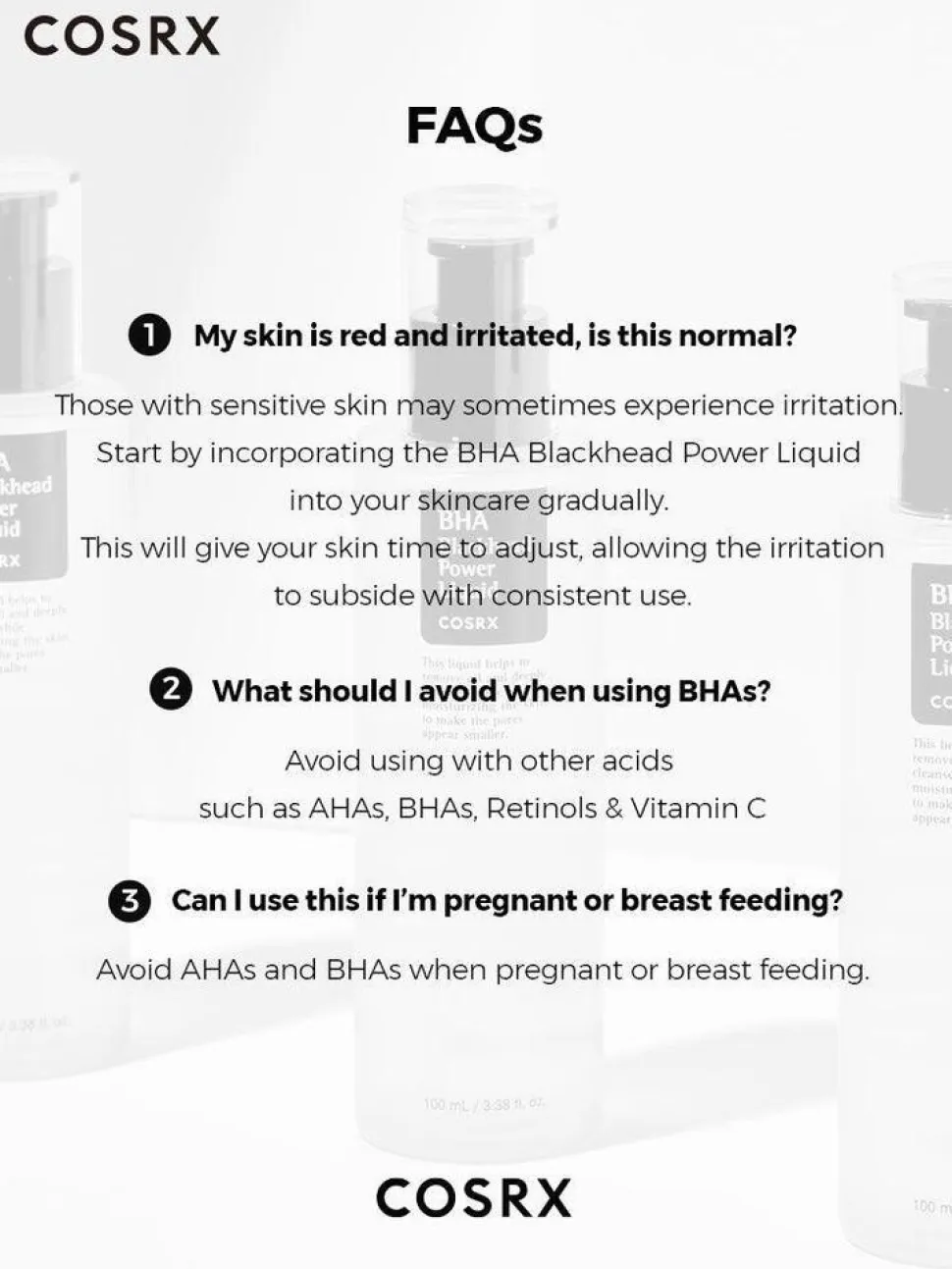 Cosrx BHA Blackhead Power Liquid, esencja oczyszczająca do twarzy, 100 ml