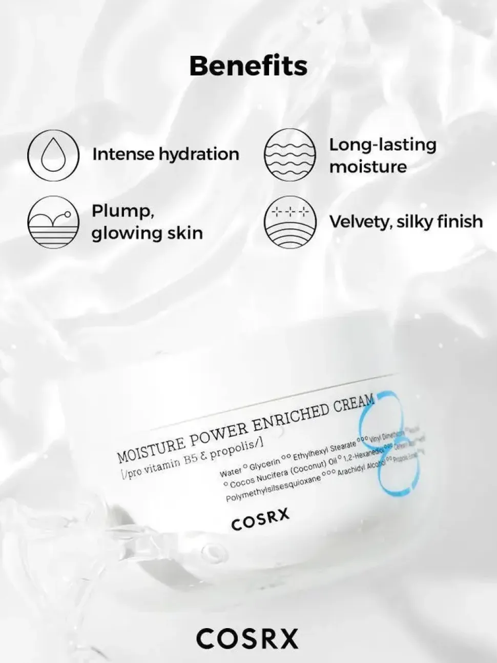 Cosrx Hydrium Moisture Power Enriched Cream, krem do twarzy, 50 ml
