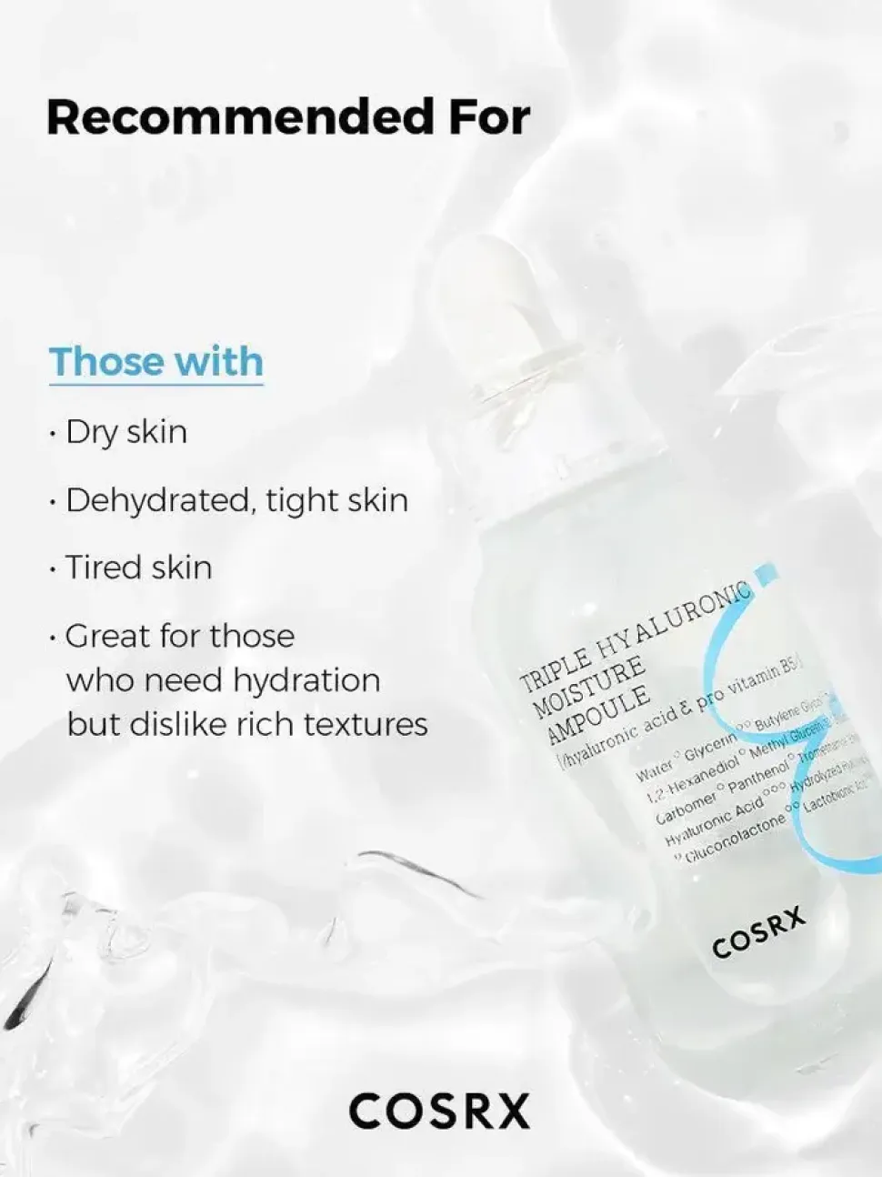 Cosrx Hydrium Triple Hyaluronic Moisture, serum do twarzy, 40 ml