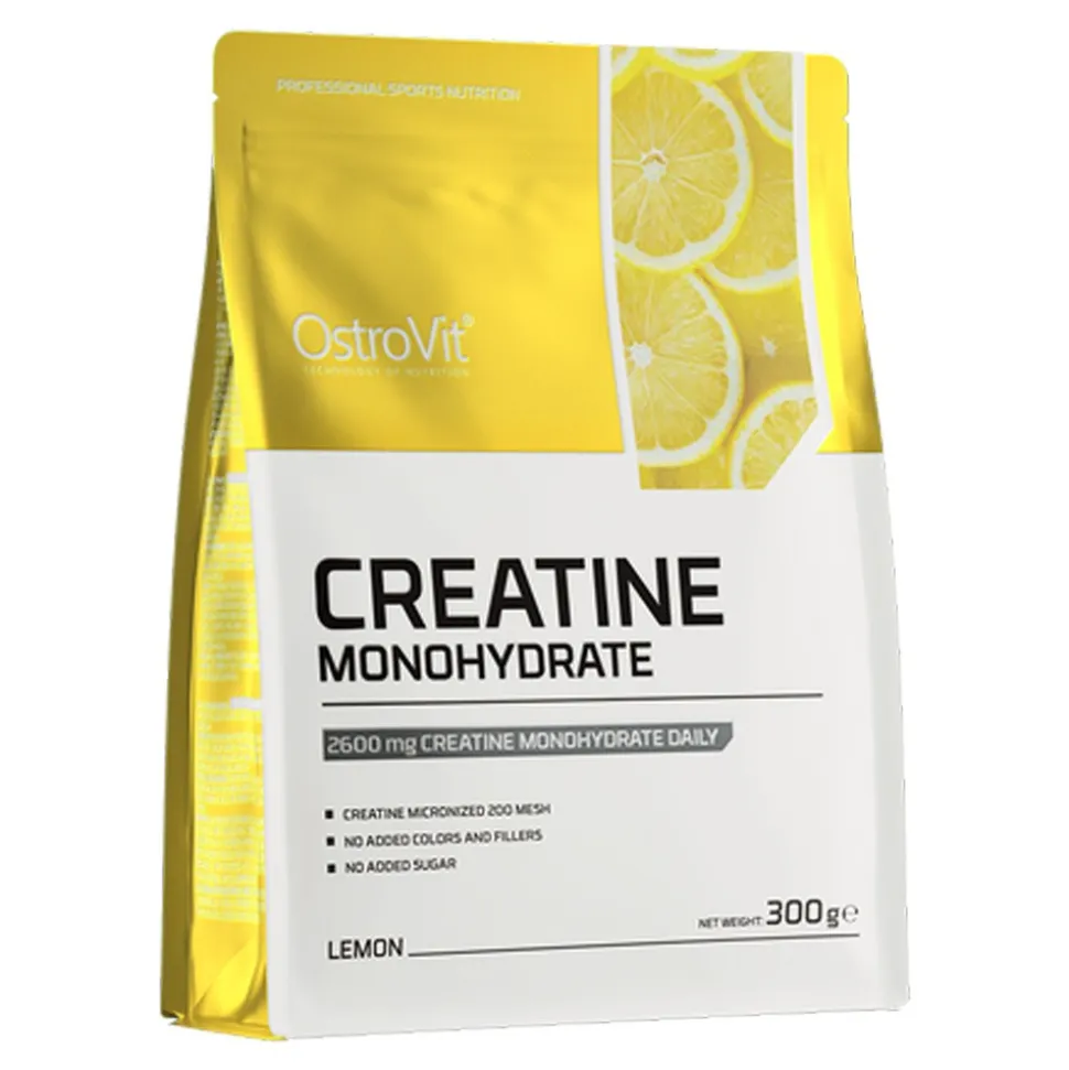 Creatine Monohydrate, proszek, smak lemon, 300 g