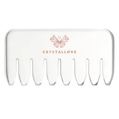 Crystallove, grzebień do masażu skóry głowy i ciała ze stali nierdzewnej, 1 szt.
