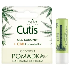 Cutis, odżywcza pomadka konopna + CBD kannabidiol, 5 g