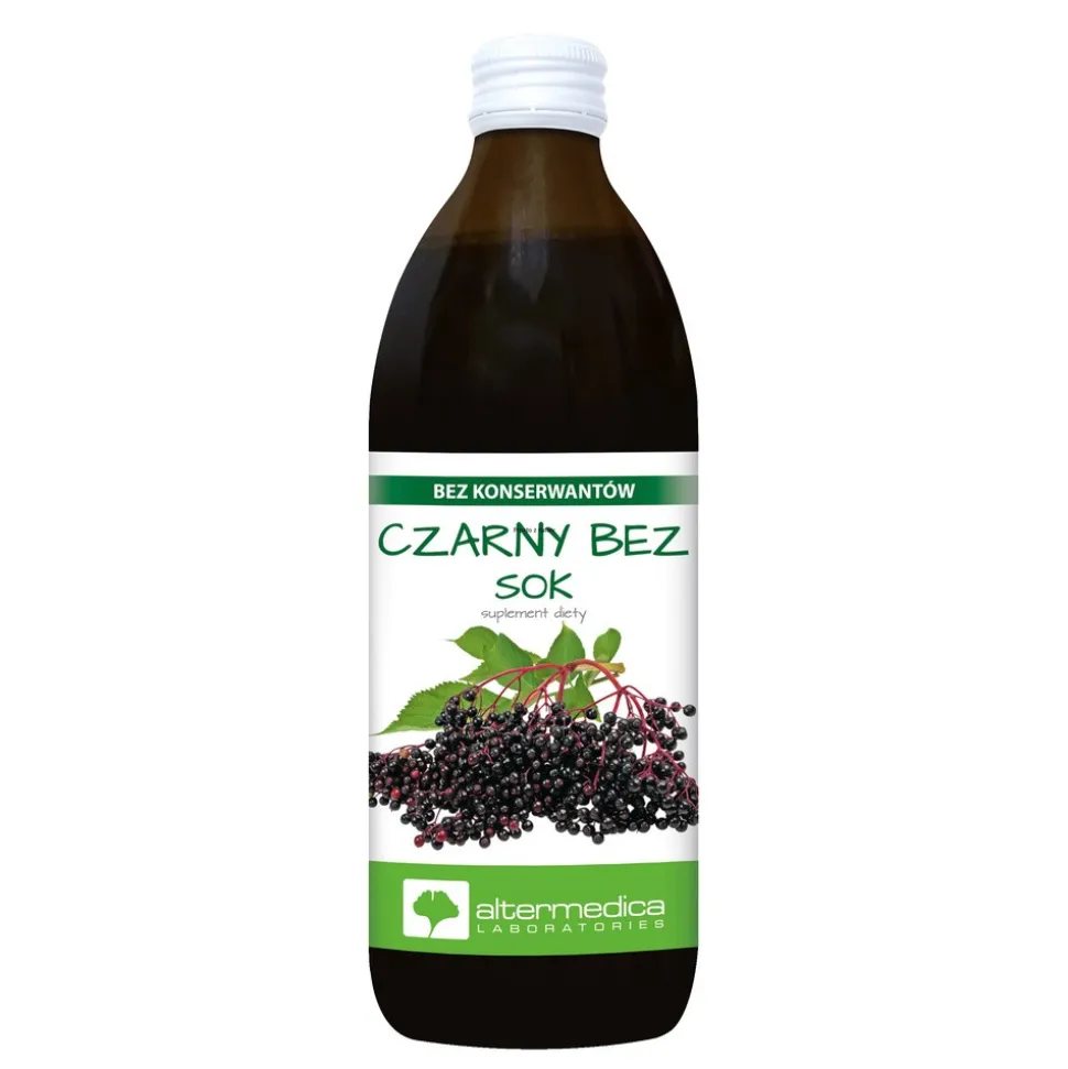 Czarny bez, sok, 500 ml (Alter Medica)