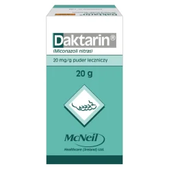Daktarin, puder leczniczy, (20 mg/g), 20 g