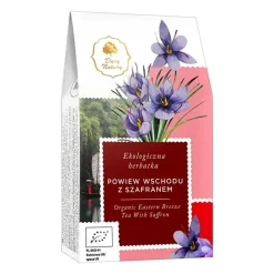 Dary Natury, ekologiczna herbatka powiew wschodu z szafranem, 80 g