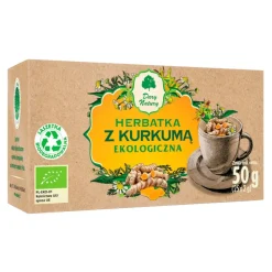 Dary Natury, herbatka ekologiczna z kurkumą, 25 x 2 g