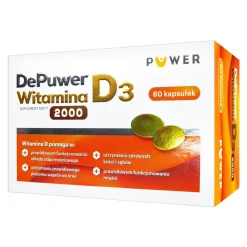 DePuwer Witamina D3 2000, kaps, 60 szt