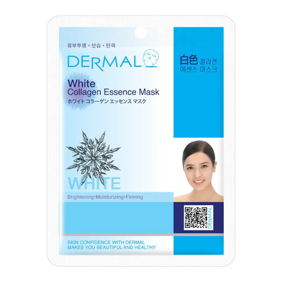 Dermal White Collagen Essence Mask, maska w płachcie, 23 g