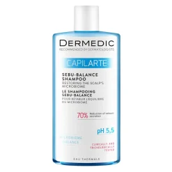 Dermedic Capilarte Sebu-Balance, szampon przywracający równowagę mikrobiomu skóry, 300 ml
