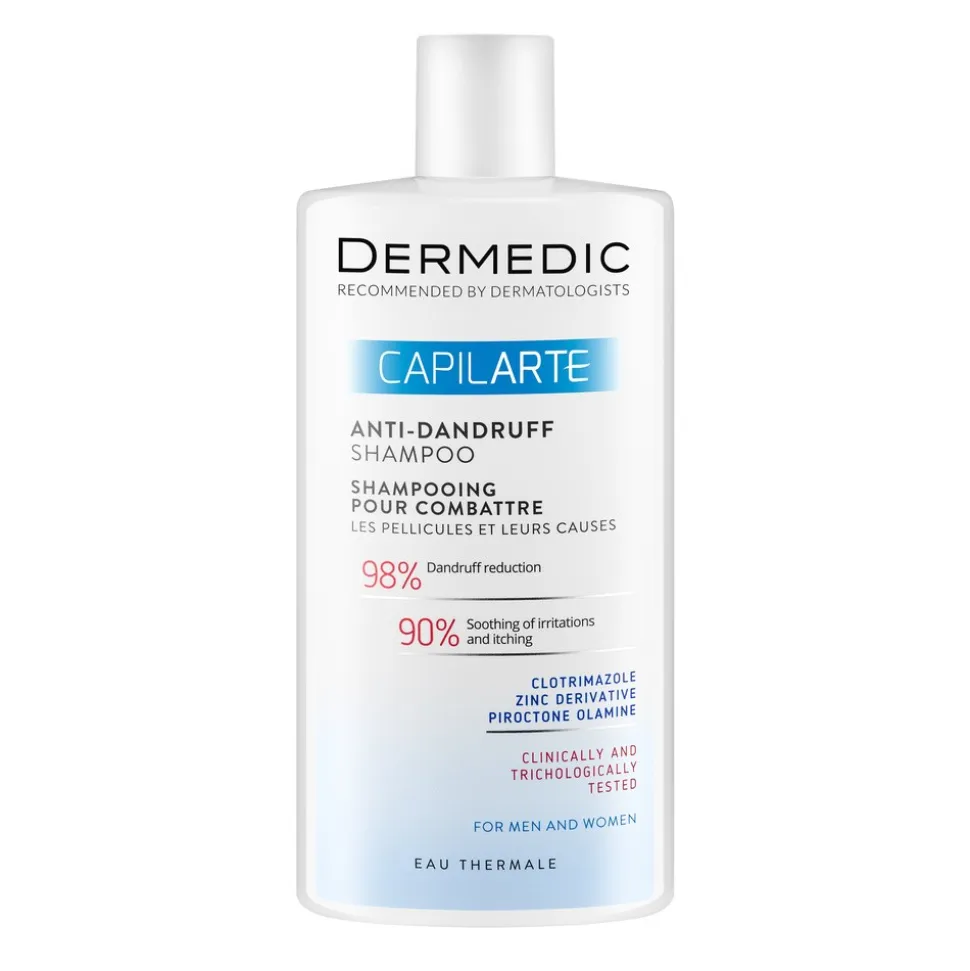 Dermedic Capilarte, szampon zwalczający łupież i jego przyczyny, 300 ml