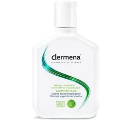 Dermena Hair Care, Plus, szampon przeciwłupieżowy hamujący wypadanie włosów, 200 ml