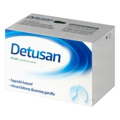 Detusan, pastylki do ssania, 24 szt