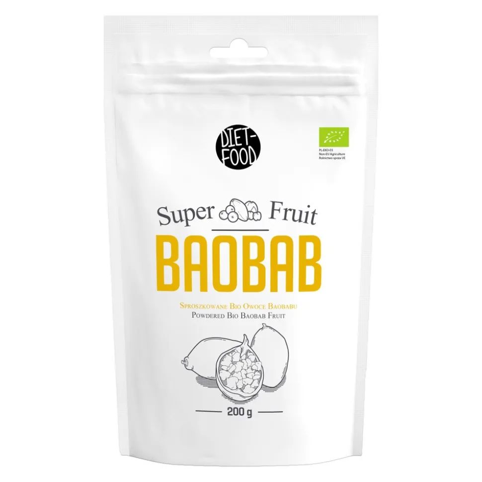 Diet-Food, Bio Baobab, 200 g