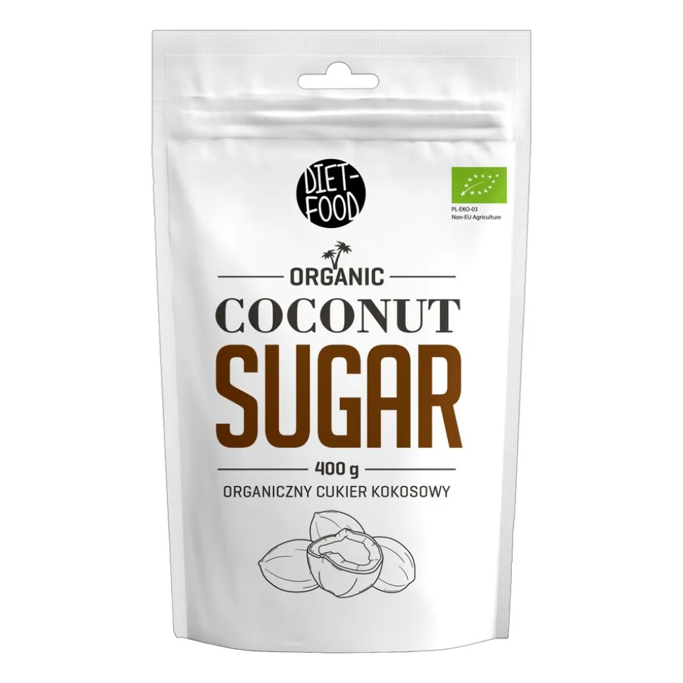 Diet-Food, Bio cukier kokosowy, 400 g