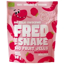 Diet-Food, Bio Żelki Owocowe Fred The Snake, Malina, 30 g