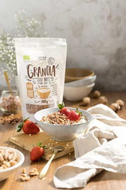 Diet-Food, Bio Granola z Orzechami, 200 g