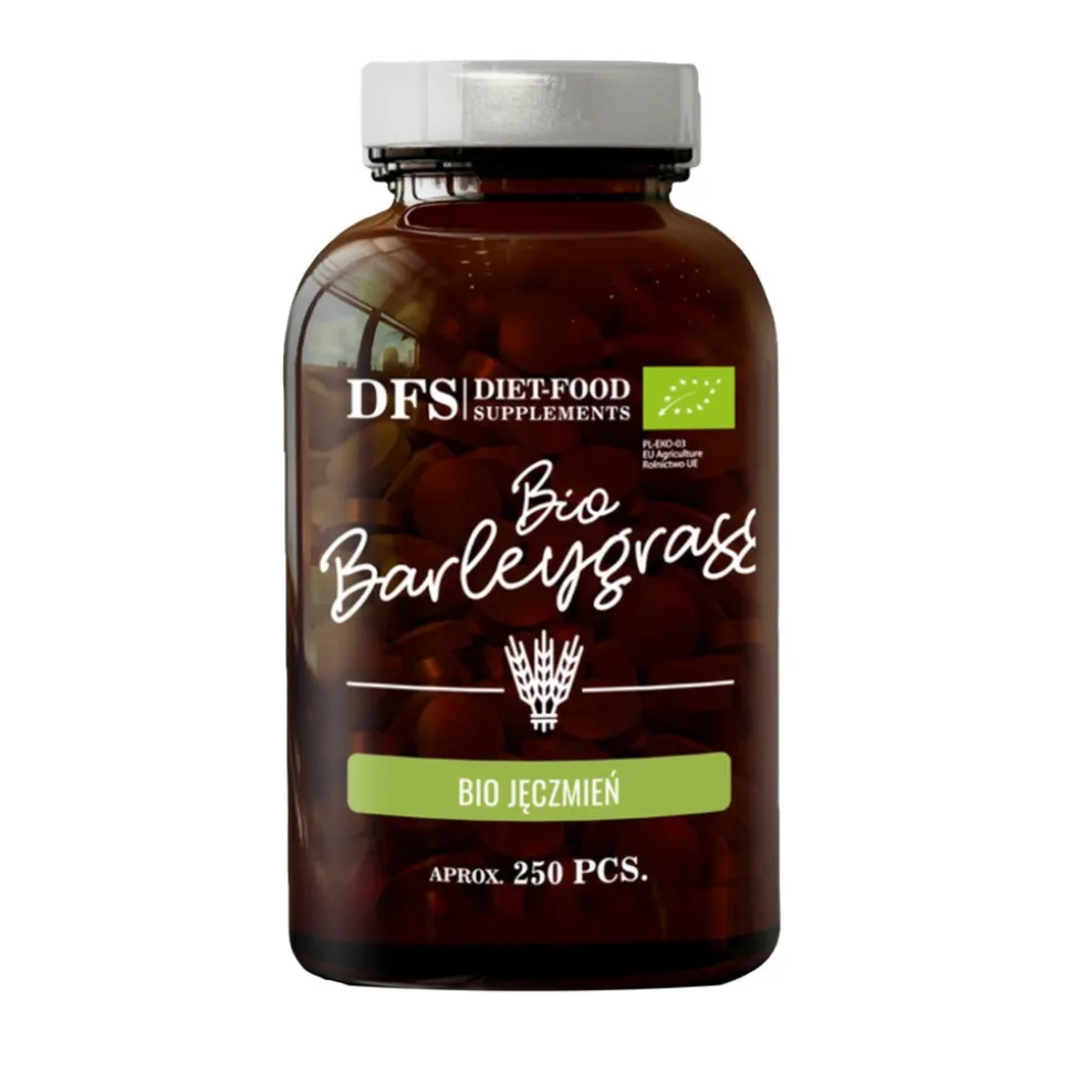 Diet-Food Bio Jęczmień, tabletki, 250 szt.