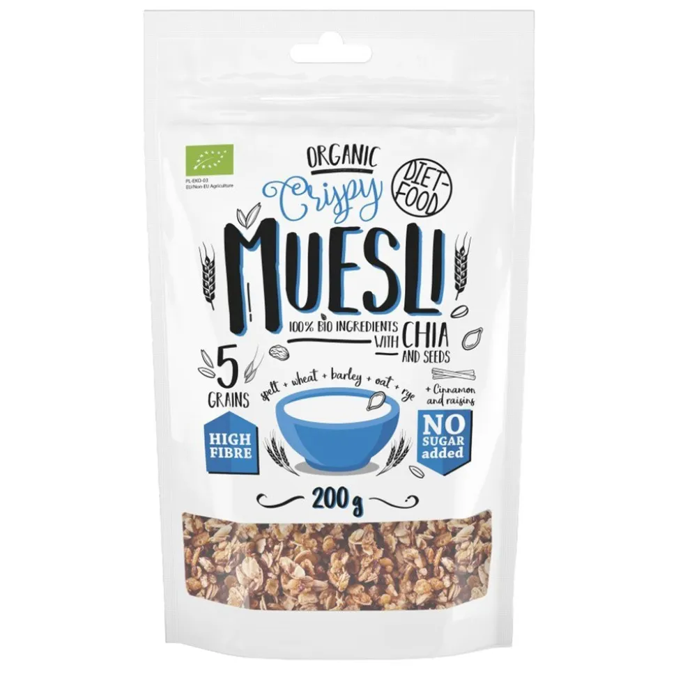 Diet-food, Bio Musli Crunch z Chia, 200 g