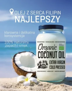 Diet-Food, Bio Olej Kokosowy Extra Virgin, 1000 ml