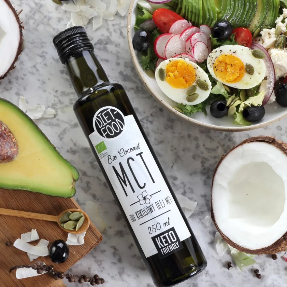 Diet-Food, Bio olej kokosowy MCT, 250 ml