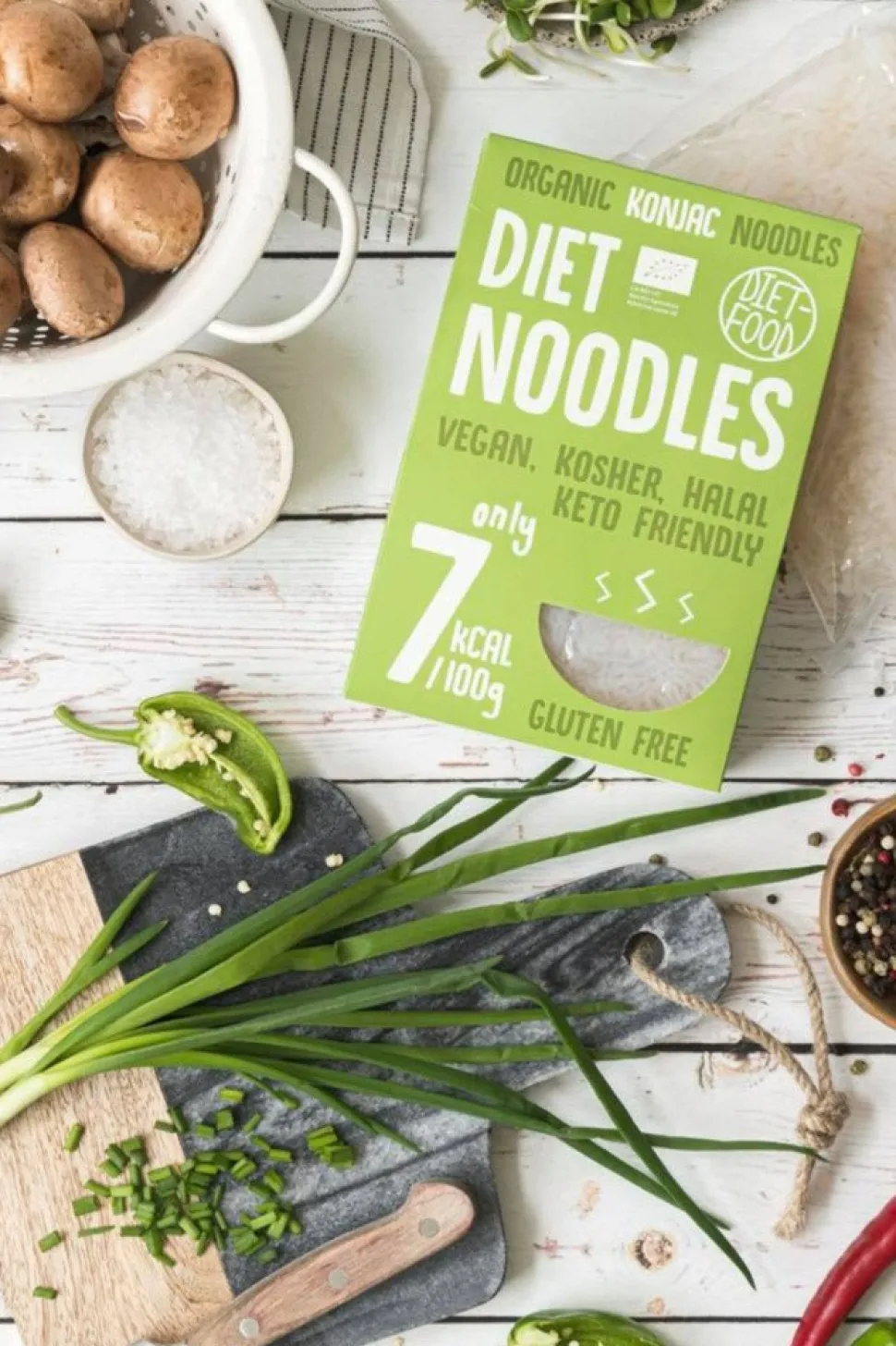 Diet-Food, makaron Bio Shirataki Konjac, noodles, 300 g