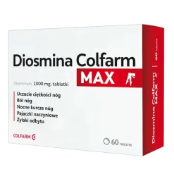 Diosmina Colfarm Max, 1000 mg, tabletki, 60 szt.