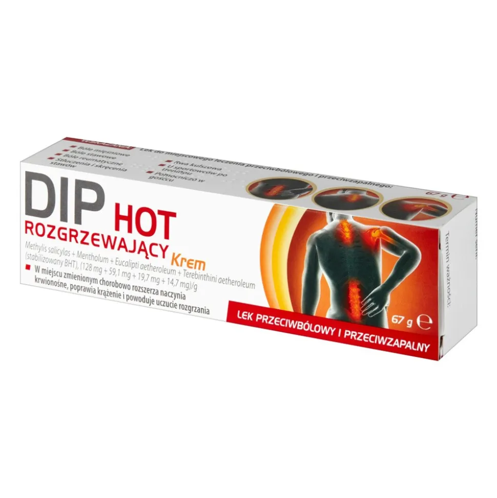 Dip Hot Rozgrzewający, krem, 67 g