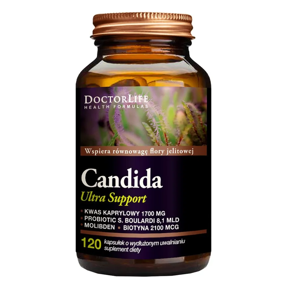 DoctorLife Candida Ultra Support, kapsułki, 120 szt.