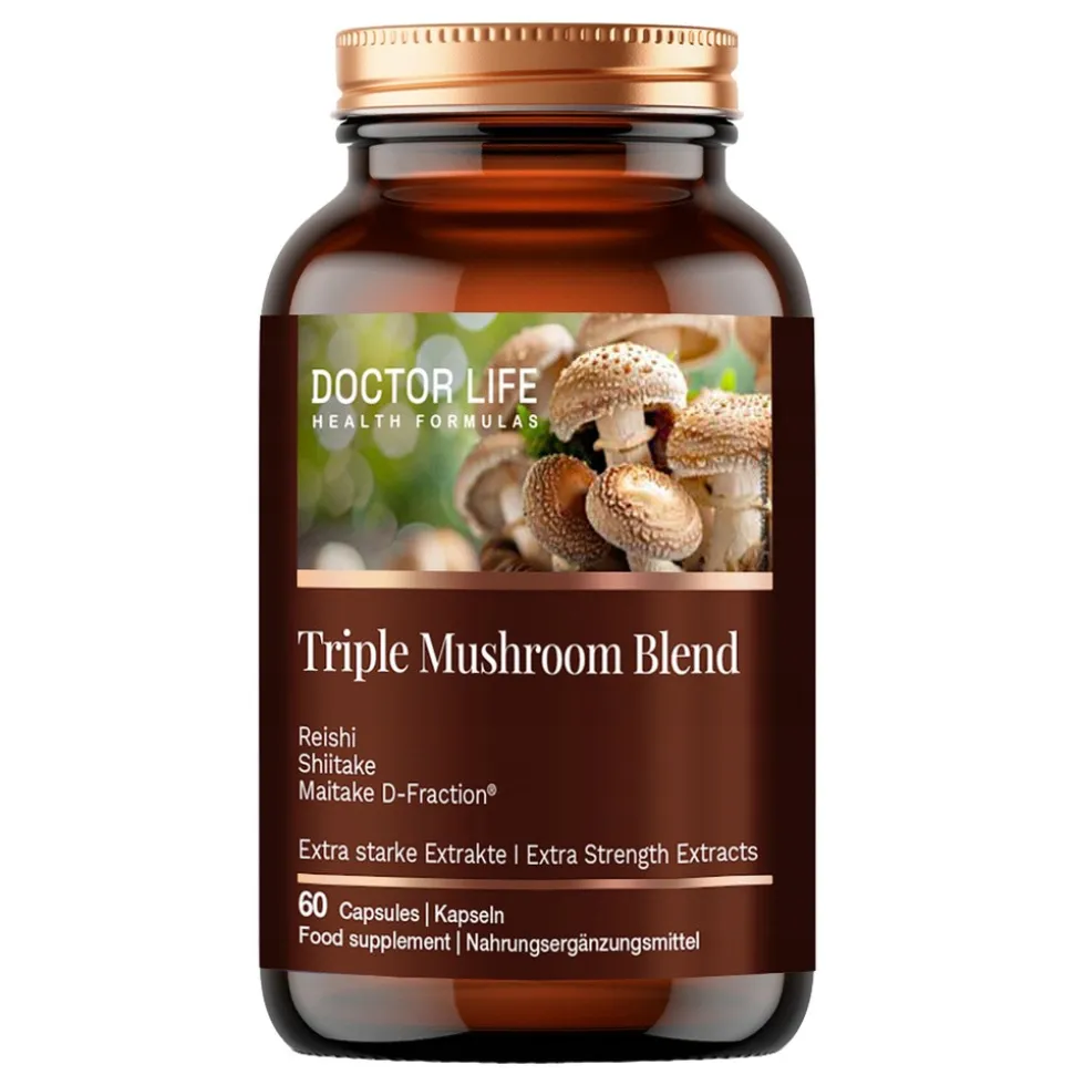 Doctor Life Triple Mushroom Blend, kapsułki, 60 szt.