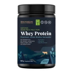 DoctorLife, Whey Protein, proszek o smaku naturalnym, 450 g