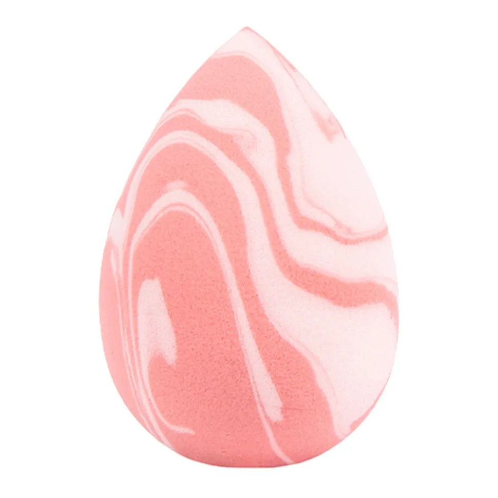 Donegal Blending Sponge, gąbka do makijażu, marmurek różowy, 1 szt.