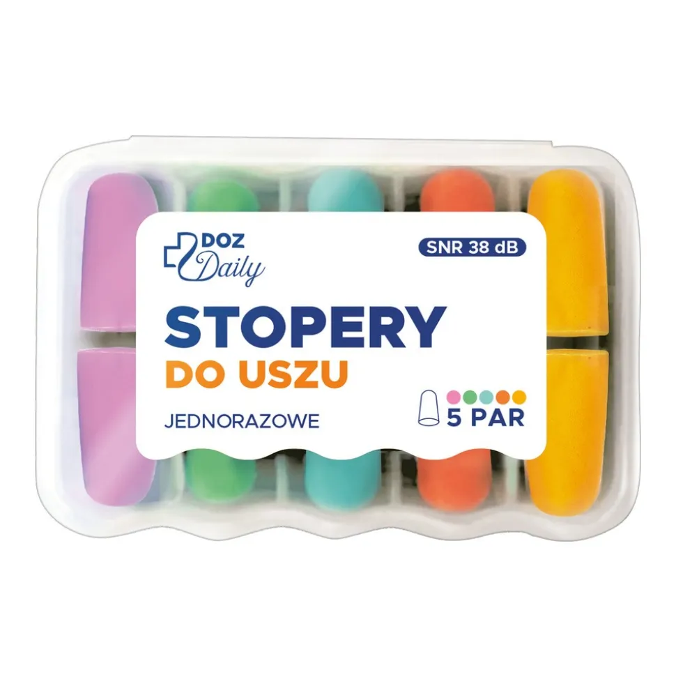 DOZ Daily Stopery do uszu, 10 par