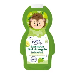 DOZ Daily, szampon i żel do mycia 2w1, jabłkowy jeżyk, 350 ml