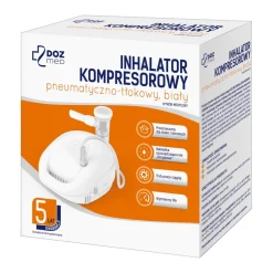 DOZ Med Inhalator kompresorowy, pneumatyczno-tłokowy, biały, 1 szt.