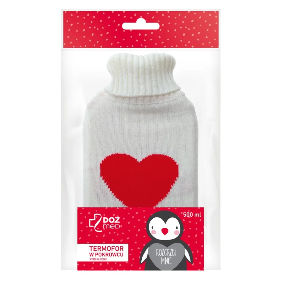 DOZ Med, termofor w pokrowcu, 500 ml