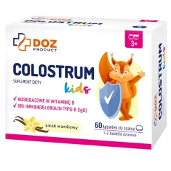 Doz Product Colostrum Kids, tabletki do ssania, smak waniliowy, 60 szt.